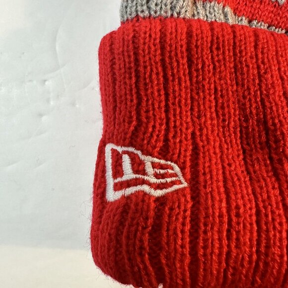 San Francisco 49er’s New Era Winter Knit Hat Beanie Fleece Lined One Size NWT. - Picture 6 of 9
